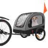 Dog Trailer; Dog Buggy; Bicycle Trailer Medium Foldable for Small and Medium Dogs