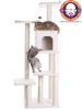 Armarkat 68-in real wood Cat Tree & Condo Scratching Post Tower, Ivory