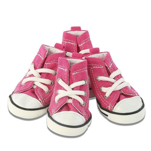 Pet Shoes Denim Canvas Breathable And Comfortable