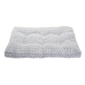 Dog Beds Thickened Rose Velvet Pet Kennel Bed Mat More Cotton Soft Fluffy Washable Dog Bed (Option: XL-Grey)
