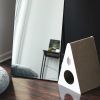 Key Largo Cat Scratcher, Modern Design, Triangle, Corrugated Cardboard Playhouse, Lounger, Keep Your Pet Happy and Healthy - White