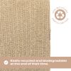 Key Largo Cat Scratcher, Modern Design, Triangle, Corrugated Cardboard Playhouse, Lounger, Keep Your Pet Happy and Healthy - White