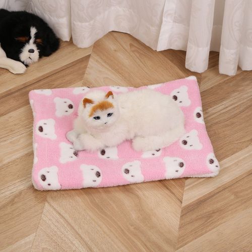Pet Mat Warm Blanket Cartoon Double-sided Kennel